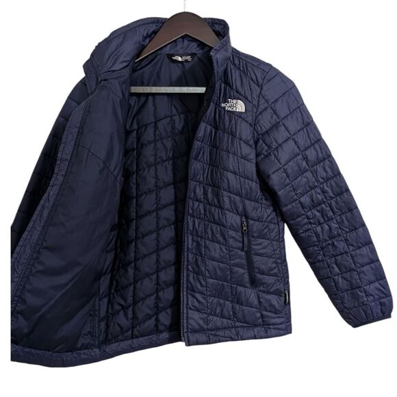 The North Face Youth M 10/12 Thermoball Eco Jacket - Navy Blue - Picture 3 of 10